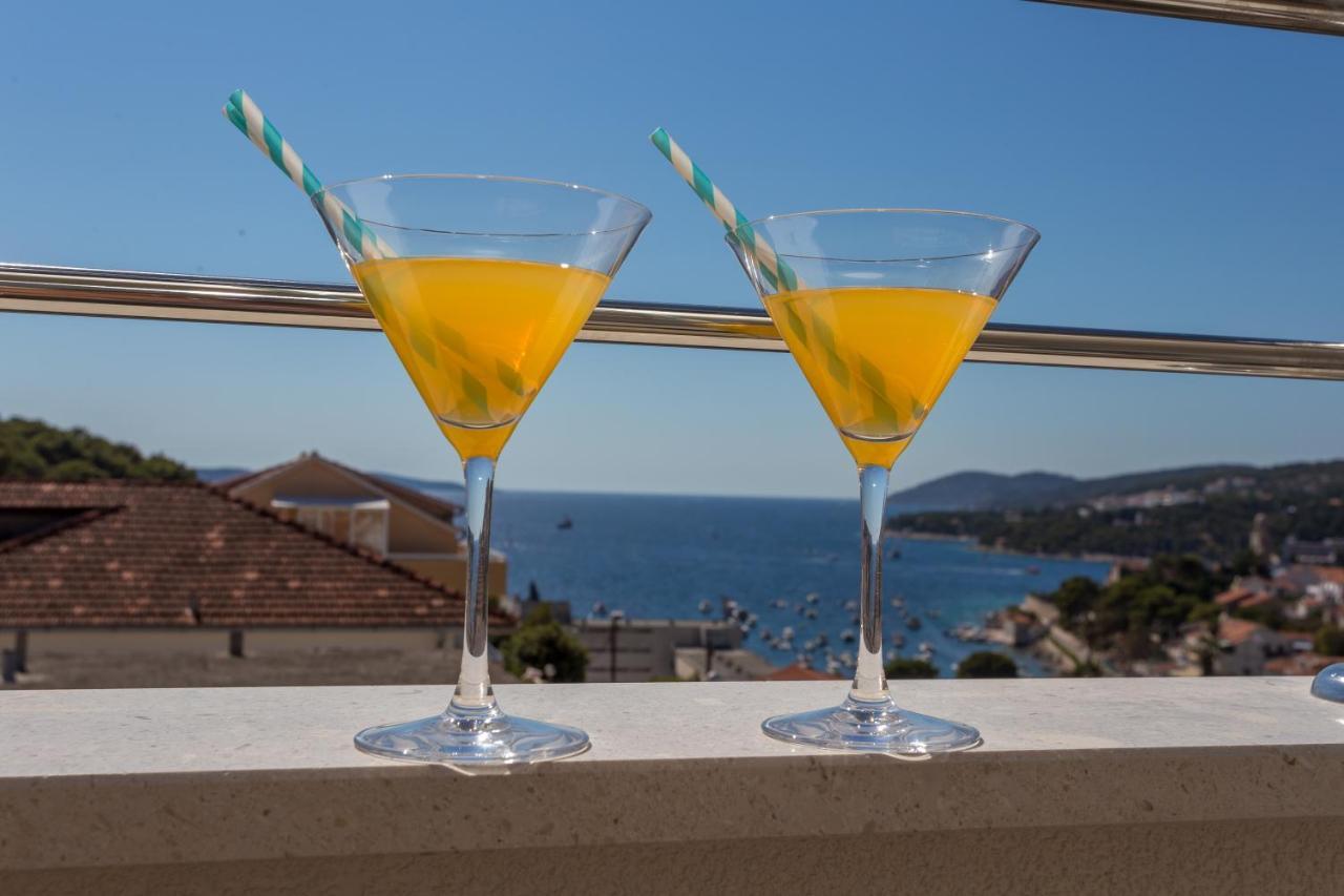 Golden View Penthouse Daire Hvar Town Dış mekan fotoğraf