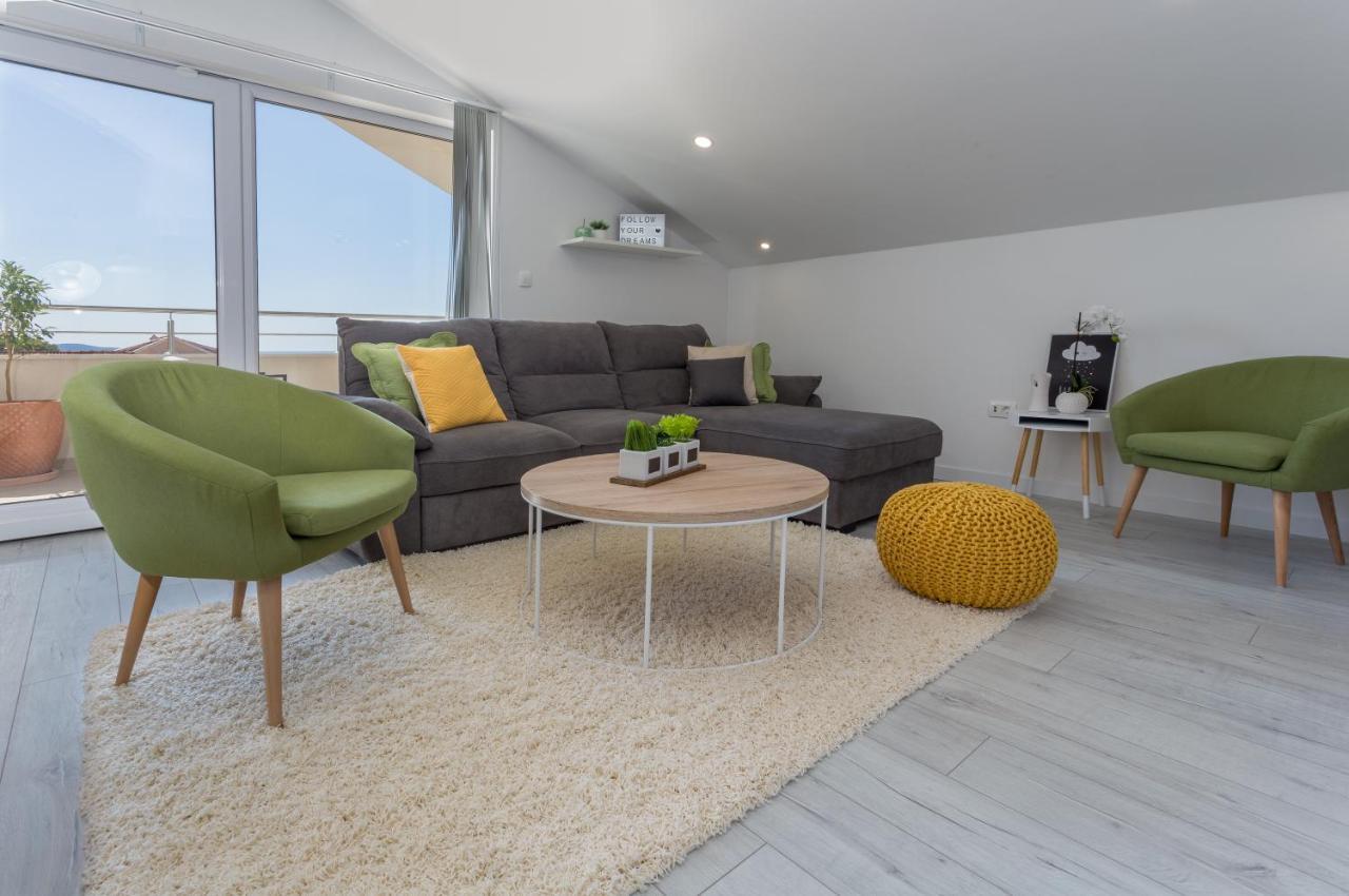 Golden View Penthouse Daire Hvar Town Dış mekan fotoğraf