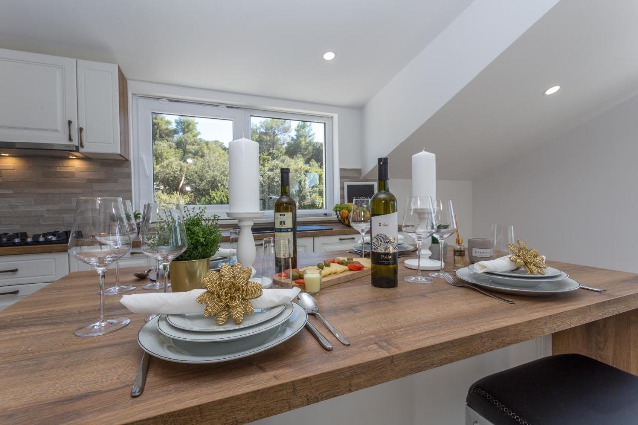 Golden View Penthouse Daire Hvar Town Dış mekan fotoğraf