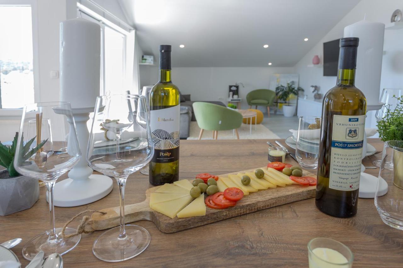 Golden View Penthouse Daire Hvar Town Dış mekan fotoğraf