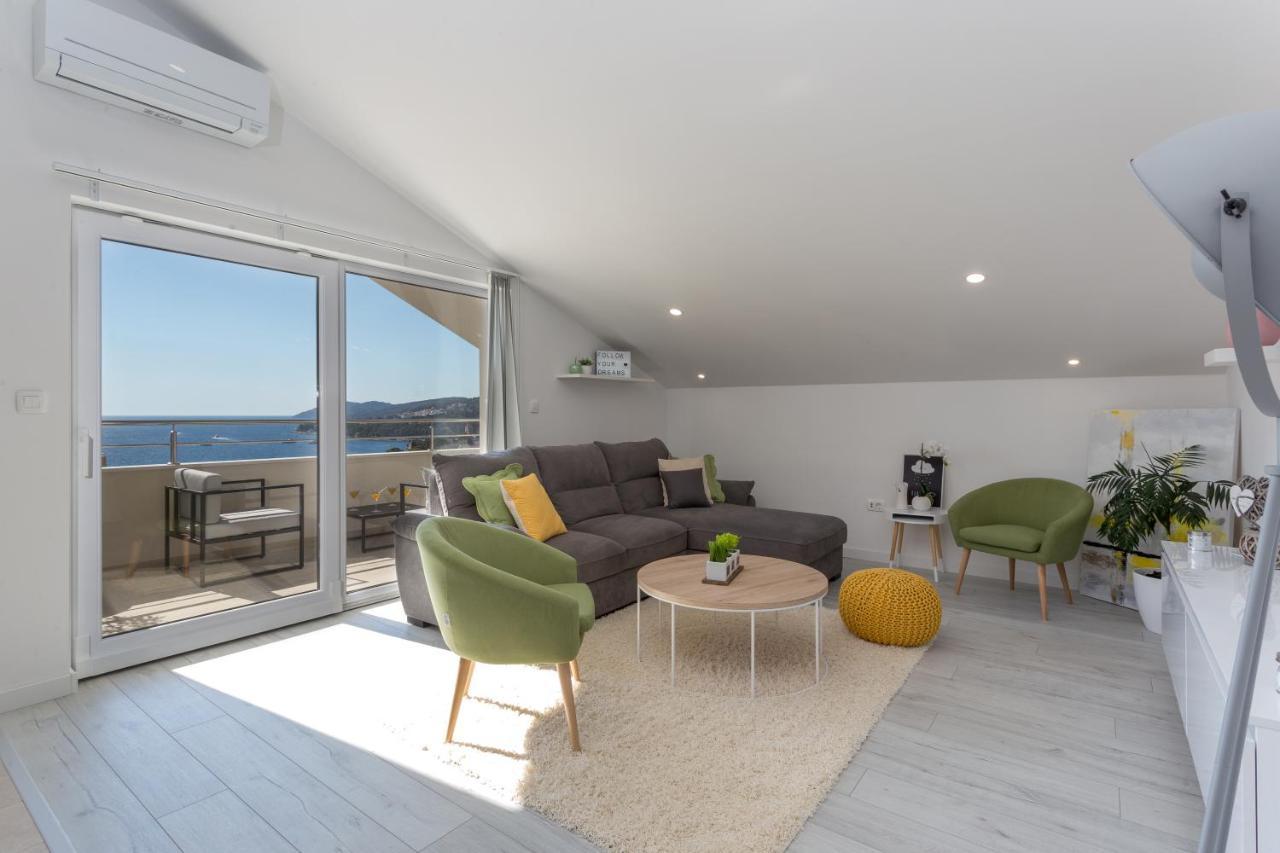 Golden View Penthouse Daire Hvar Town Dış mekan fotoğraf