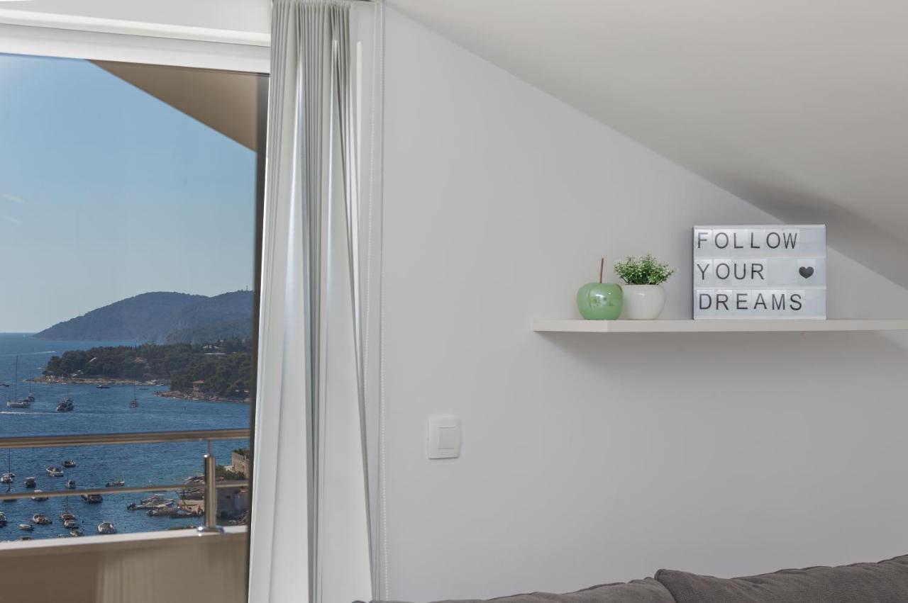 Golden View Penthouse Daire Hvar Town Dış mekan fotoğraf